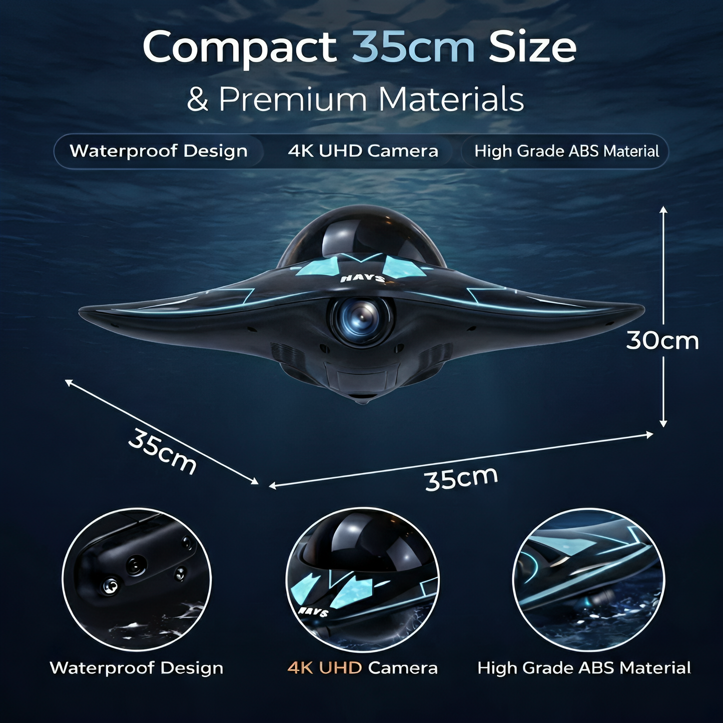 MantaVision™ - App Controlled RC Drone